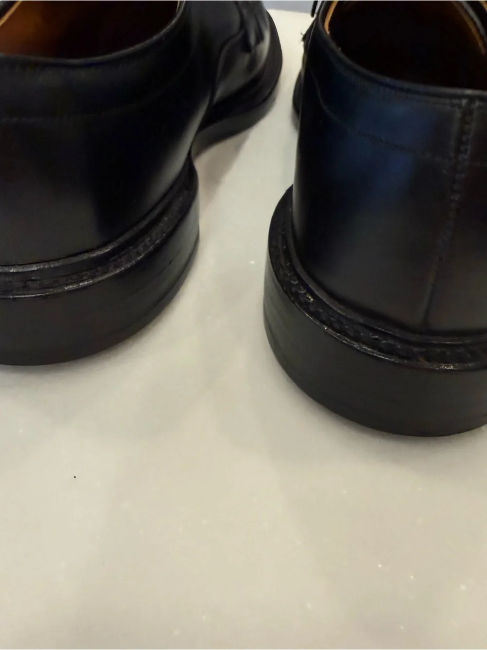 Allen Edmonds Hillcrest 5904 Black Leather Oxford Dress Shoes Men's Sz 10 EUC
